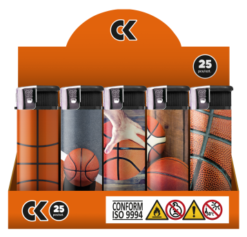Zapalniczka piezoelektryczna #CK6ST Basketball F22 50 szt.
